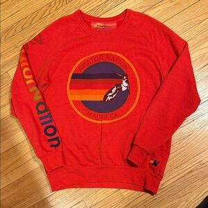 Aviator Nation Red Sweater
